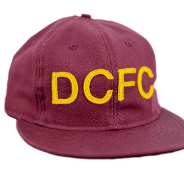 DCFC Hat- Sandlot Block Letter Flatbill- Maroon