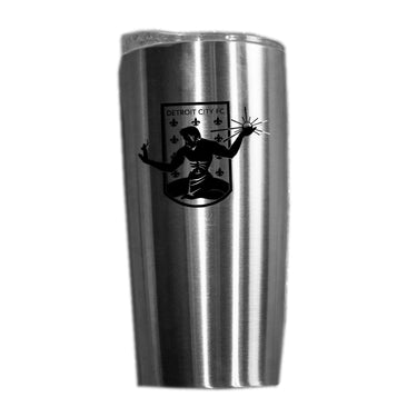 DCFC Tumbler- Stainless Steel Crest