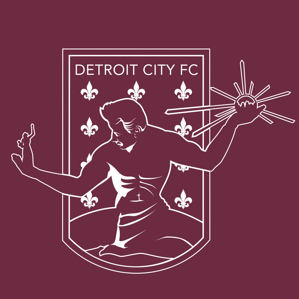 DCFC Pullover Windbreaker- Maroon – Detroit City Football Club Store
