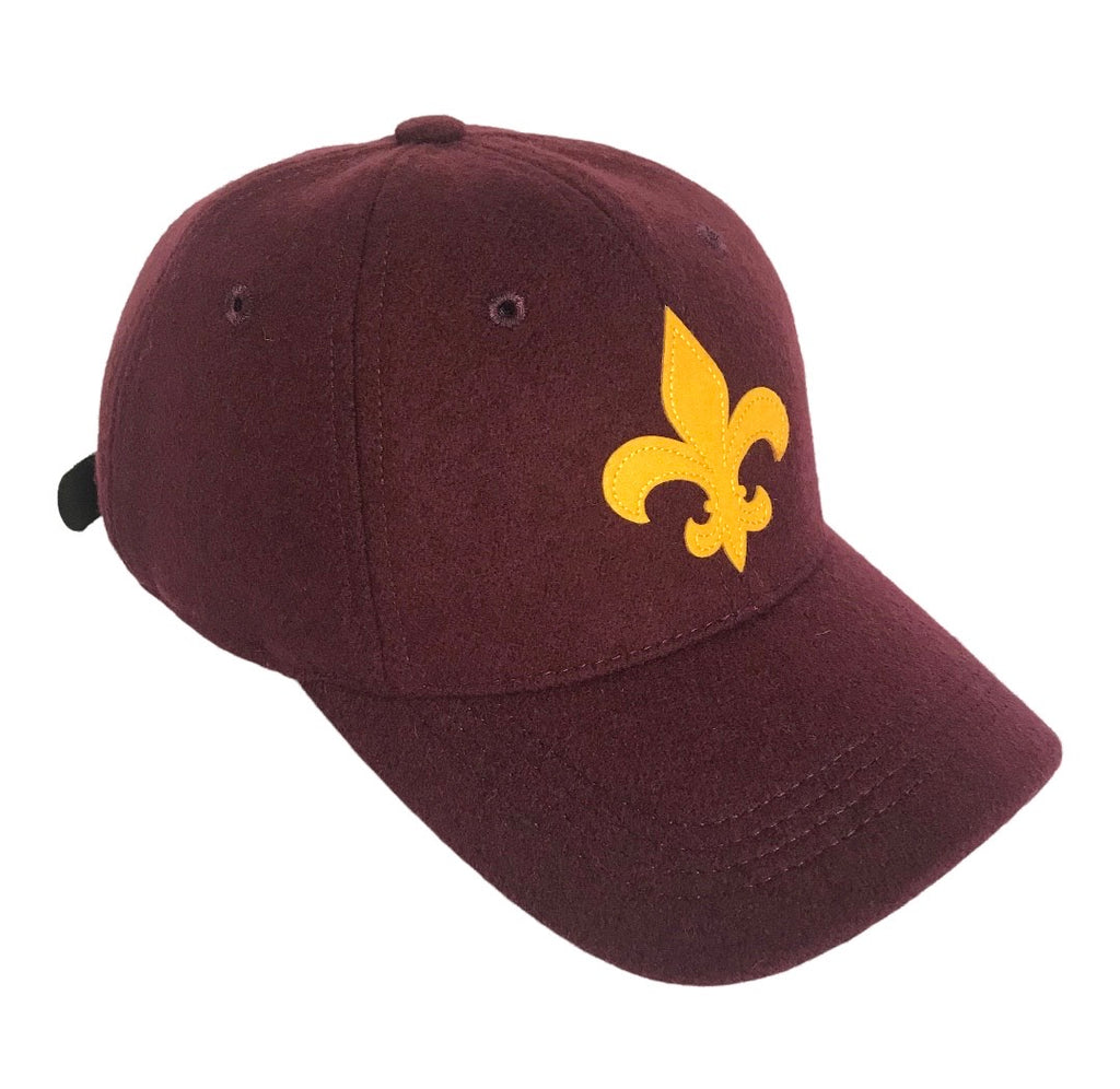 DCFC Wool Fleur Hat- Maroon / Gold – Detroit City Football Club Store