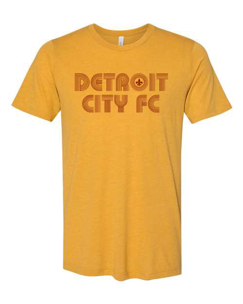 DCFC Retro T Shirt - Gold