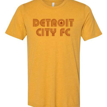 DCFC Retro T Shirt - Gold