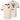 DCFC Knot Tee - Natural / Maroon