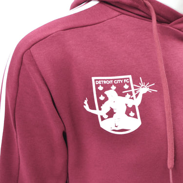 Adidas 3S FL Hoodie - Maroon