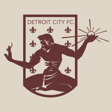 DCFC Women's Champion Crest Hoodie- Sand