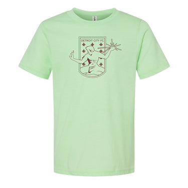 DCFC Youth Outline Tee- Mint