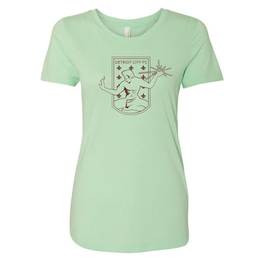 DCFC Outline Women's Tee- Mint