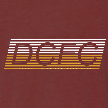 DCFC Youth Lines Performance Tee- Heather Maroon