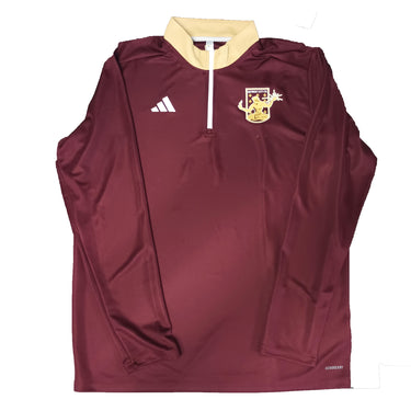 DCFC adidas Entrada 1/4 Zip- Maroon