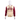 Color Blocked Chenielle Hoodie- Cream/Maroon