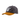 Crest 5 Panel Hat- Charcoal/Dark Khaki