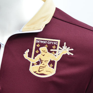 DCFC adidas Entrada 1/4 Zip- Maroon