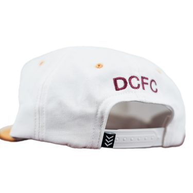 DCFC Hat- Sandlot Vintage Block- White