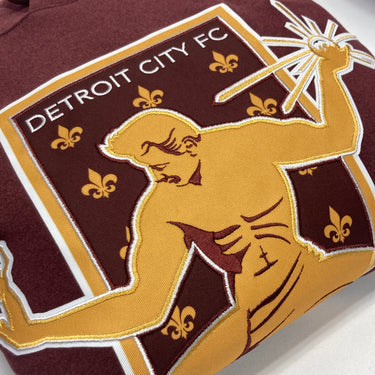 Antigua Omni Crest Hoodie- Maroon