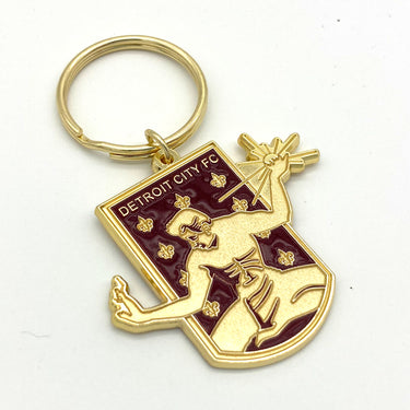 Keychain- Metal Enamel Crest