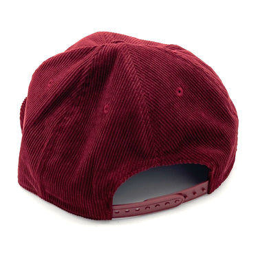 Sportiqe Trucker Corduroy Hat- Maroon