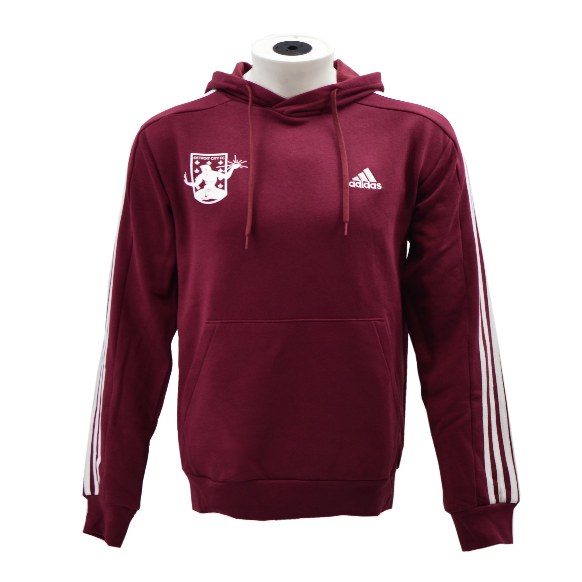 Adidas 3S FL Hoodie - Maroon