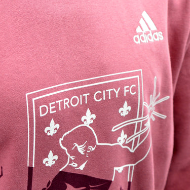 Adidas Essentials Fleece Crew Neck- Mauve