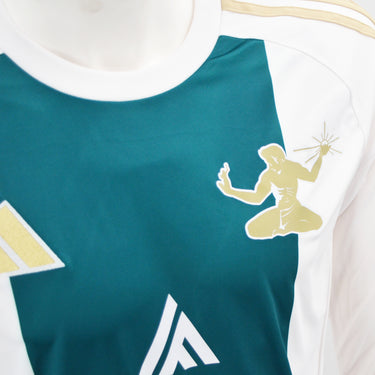 2025 Replica Away Men's Long Sleeve Jersey- White/Green