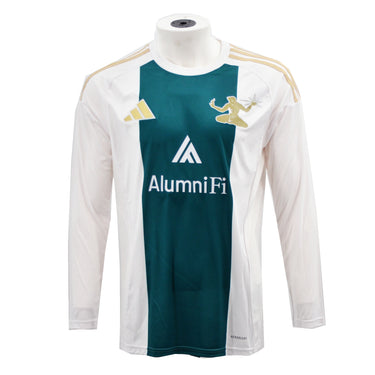 2025 Replica Away Men's Long Sleeve Jersey- White/Green
