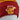 Knit Hat- Blizzard Pom Beanie- Maroon/Gold