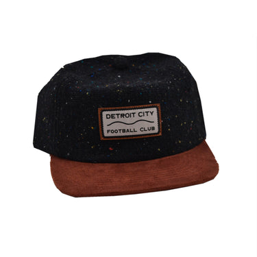 Brist Speckled Tweed Patch Hat- Black