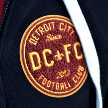 DCFC Sportiqe Cheneille Full Zip- Black