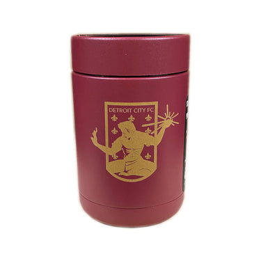 DCFC Crest Coolie- Powder Coated Maroon