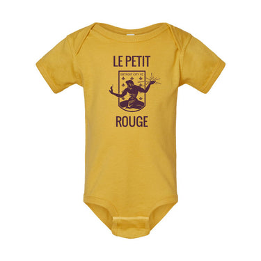 Le Petit Rouge Onesie- Mustard