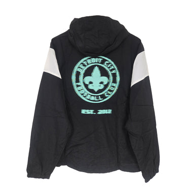 Anorak Half Zip Windbreaker- Black