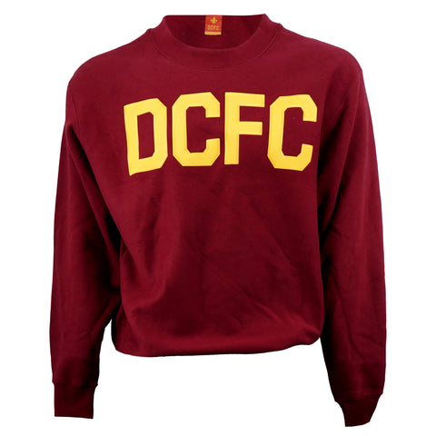 DCFC Applique Crew- Maroon