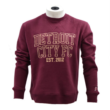 2012 Embroidered Crew - Maroon