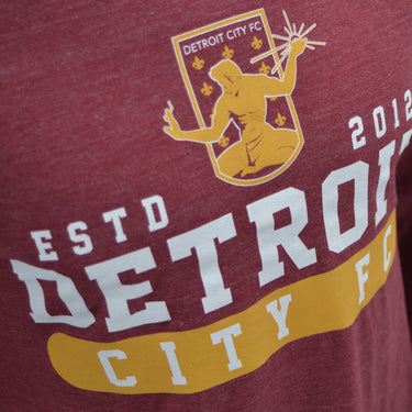 Victory Established Long Sleeve Tee - Garnet