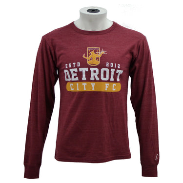 Victory Established Long Sleeve Tee - Garnet