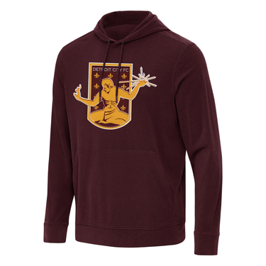 Antigua Omni Crest Hoodie- Maroon