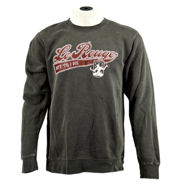 DCFC Le Rouge Script Crew Neck Sweatshirt- Pigment Black