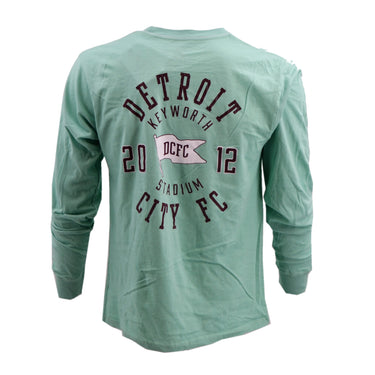 Long Sleeve Pocket Tee- Mint