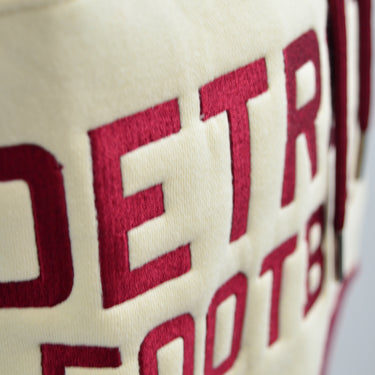 Official League Color Block Wordmark Hoodie - Maroon/Cream/Mint