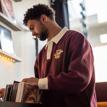 Rugger Sweater- Maroon