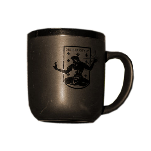 DCFC Coffee Mug- Crest Tonal Black