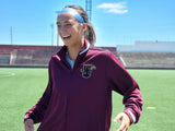 DCFC adidas Women's Track Jacket - Maroon / Black