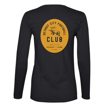 DCFC Passion for the Game Long Sleeve Women's Tee - Black