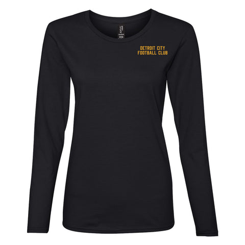 DCFC Passion for the Game Long Sleeve Women's Tee - Black