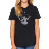 DCFC Crest Youth T-shirt- Black Tonal