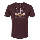DCFC Vintage Established Tee- Maroon