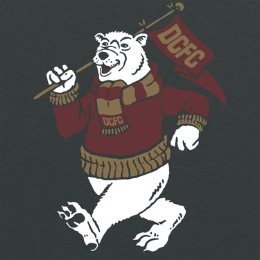 DCFC Friendly T Bear Flag Tee- Grey