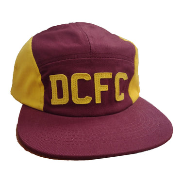 DCFC x Talisman- 5 Panel Hat- Maroon/Gold
