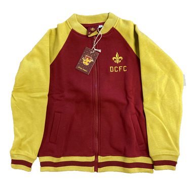 DCFC Youth Bomber Jacket- Maroon/Gold