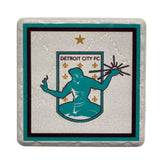DCFC Ceramic Coaster - Verdigris Crest