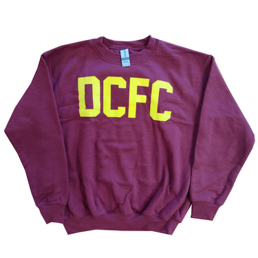 DCFC Youth Crew Neck Sweatshirt- Maroon